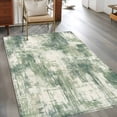 thumbnail image 2 of Sage Green Ombre Area Rugs 3'x5', Washable Small Throw Rugs for Living Room Bedroom, Gradient Abstract Art Vintage Grey Indoor Outdoor Rug Non-Slip Low Pile Carpet Runner Reversible Floor Mats, 2 of 8