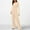 Beige, variant on Outfits Set for Women Fall Sets for Women Clothing Solid Color Pocket Leg Pants Fashion Two Piece Set Round Neck Top Shirt Set Suit my orders placed