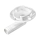 thumbnail image 1 of Conector de manguera de drenaje de aire acondicionado para unidades mini-split y unidades de ventana de 40 mm, 1 of 2