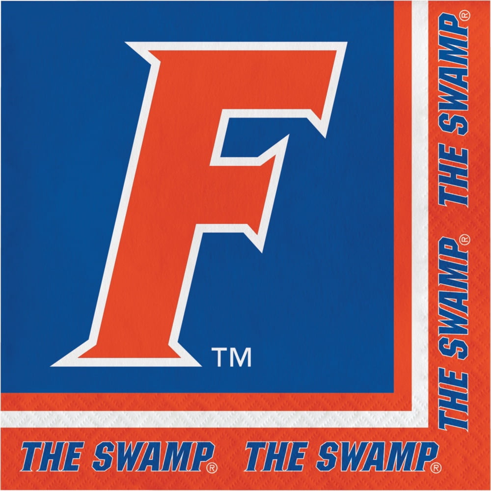 Creative Converting University of Florida Paper Plate and Napkin Party Kit, Serves 16