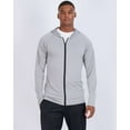 thumbnail image 2 of Real Essentials 3 Pack: Mens Dry-Fit Long Sleeve Full Zip Hoodie & Jacket- Athletic Running Jacket (Available in Big & Tall), 2 of 6
