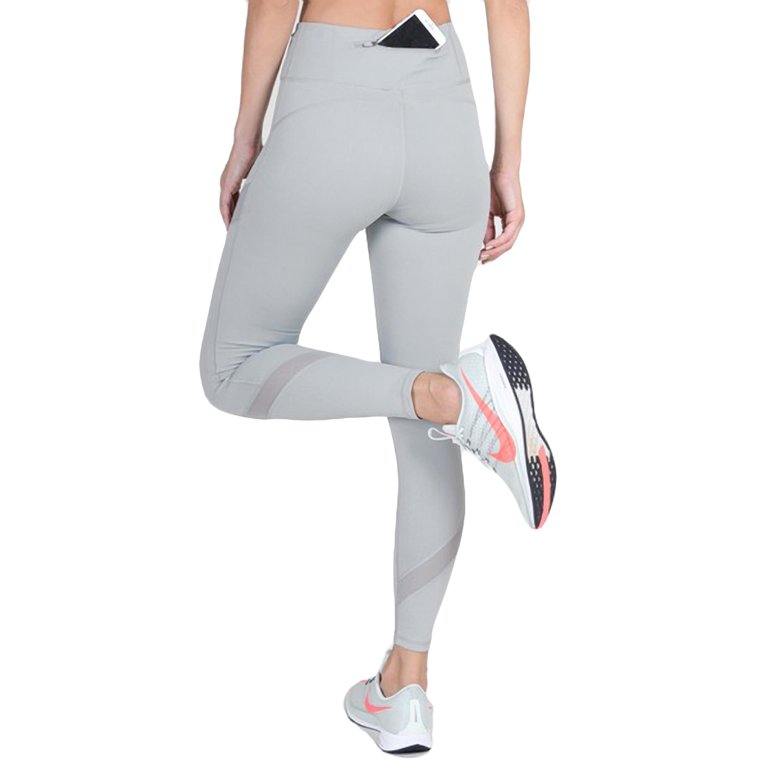 Mesh-Panel Compression Leggings