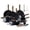 Black, variant on SENSARTE Nonstick Pots and Pans Set, 24Pcs Healthy Non Stick Cookware Set with Pots Protectors, Oven Safe, Induction Compatible, Dishwasher Safe, Black