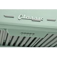 thumbnail image 3 of Unique Classic Retro 24" Under Cabinet Range Hood with 500 CFM and LED Lighting 110 volts in Summer Mint Green, 3 of 7