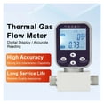 thumbnail image 4 of MicroThermal Gas Flow Meter Digital Mass Flow Sensor for Compressed Air Oxygen Nitrogen Argon Methane Industrial Use ,Good Performance, 4 of 7