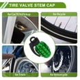 thumbnail image 3 of Unique Bargains 4 Pcs Tire Valve Stem Caps Decorative Grenade Shape Tyre Valve Dust Covers Aluminum Alloy Plastic  Green 36.5mm, 3 of 7