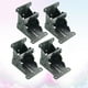 thumbnail image 5 of EeaseMX 4 piezas de marco de soporte plegable con autobloqueo para patas de mesa y silla, bisagras para muebles del hogar, herramienta de soporte de bisagra plegable de 90 grados (negro), 5 of 8