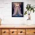 thumbnail image 3 of Pintura de diamante 5D DIY Taladro redondo completo Vestido de novia Kit Decoración para el hogar (NH3112), 3 of 9