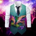 thumbnail image 2 of Men Suit Vest Novelty Vests Gothic Formal Waistcoat Vintage Graphic Print Tuxedo Vests for Party 𝐌𝐚𝐫𝐝𝐢 𝐆𝐫𝐚𝐬 Vest Funny Graphic, 2 of 4