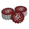 thumbnail image 1 of Inkdotpot 50 Pack Real Silver Foil Paper Tags Let Love Sparkle Wedding Favor Hang Tags, 1 of 1