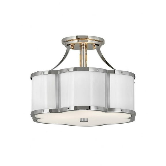 Hinkley Lighting - Two Light Foyer Pendant - Chance - 2 Light Small Semi-Flush