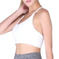 thumbnail image 2 of Sujetador deportivo con espalda en Y para mujer: sujetador de yoga con tirantes acolchados y sujeción media, copas extraíbles, nailon y spandex, tallas S-XL, 2 of 5