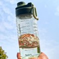 thumbnail image 3 of 1.5L Sport Bottle Protein Powder Shaker Cups Sports Cup Portable Water Bottle, 3 of 8