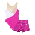 thumbnail image 4 of YEAHDOR Kids Girls Sequins Faux Diamonds Adorned Ballet Dance Gymnastics Leotard,Sizes 4-16, 4 of 7