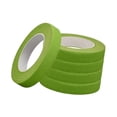thumbnail image 4 of Cinta floral de tela suave, 5 rollos para envolver tallos de flores y manualidades. Verde brillante, 4 of 9