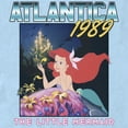 thumbnail image 2 of Men's The Little Mermaid Ariel Atlantica 1989 Graphic Tee Light Blue Large, 2 of 4