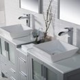 thumbnail image 5 of Sydney 72" Double w/ Vessel Sinks and Mirrors (Metal Grey), 5 of 10
