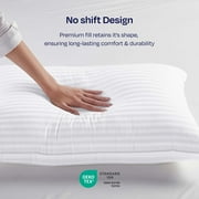 California Design Den 2-Pack Comfort Bed Pillows King size set of 2 for Sleeping, Pillows, for Back, Stomach or Side Sleepers, 20 x 36 Inches