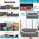 thumbnail image 5 of Fundas de sofá elásticas de Color sólido para sala de estar, cubiertas gruesas de esquina seccional, funda de sofá en forma de L, necesita comprar 2 piezas, 5 of 5