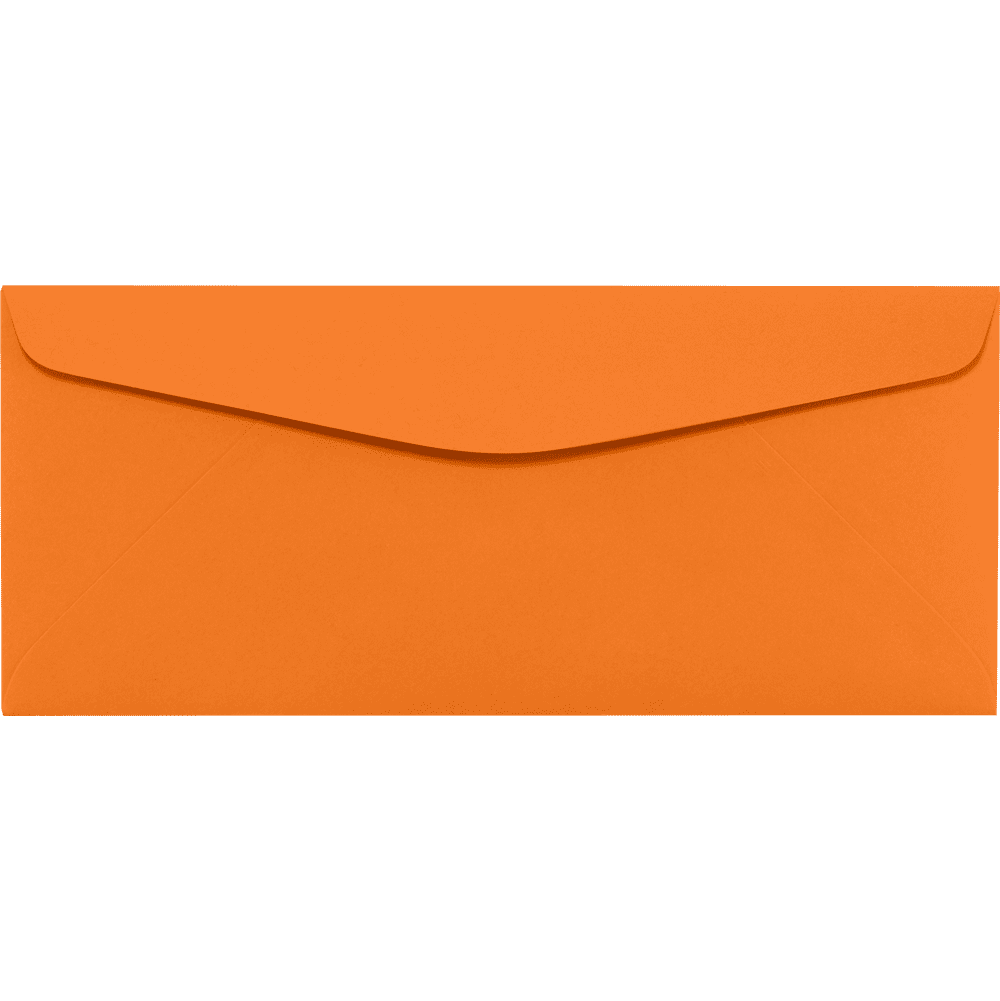 LUXPaper #10 Regular Envelopes, 4 1/8 x 9 1/2, Mandarin, 250/Pack