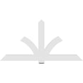 thumbnail image 4 of 84"W x 42"H x 2"D x 6"F, 12/12 Pitch, Redmond Architectural Grade PVC Gable Bracket, 4 of 8