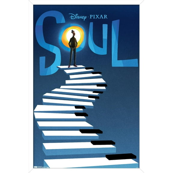 Disney Pixar Soul - Teaser Wall Poster, 14.725" x 22.375", Framed