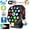 All Black, variant on S10 Ultra CD12 Smartwatch Touch encoder Android 12.0 5G Smart Watch With 180 ° Rotary Camera 2.26 inch Amoled 490*580 HD Display