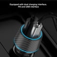 thumbnail image 3 of Car Charger, Plug and Play USB PD Dual Port  Adapter  for Car, 3 of 7
