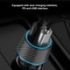 thumbnail image 3 of Cargador de coche adaptador de encendedor de cigarrillos Plug and Play de puerto dual USB PD estilo fibra de carbono DC 12-24V para camión ANGGREK Otros, 3 of 7