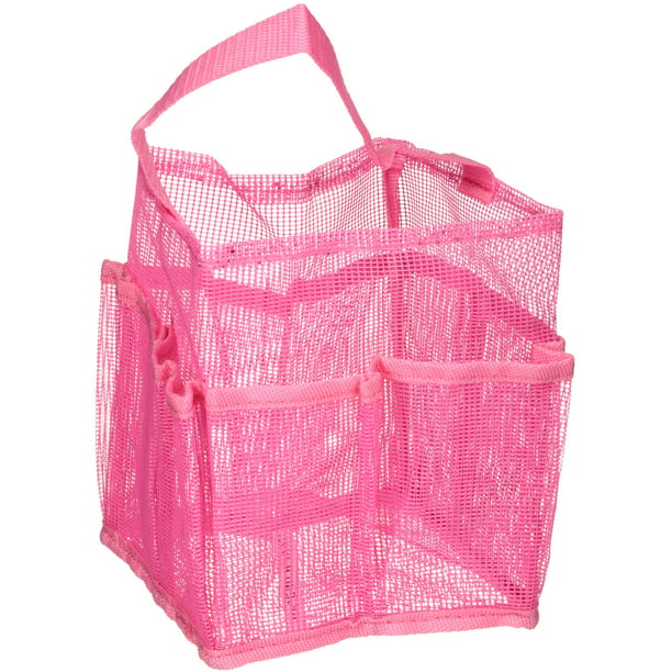 Mainstays Mesh Shower Tote, Pink Berry - Walmart.com