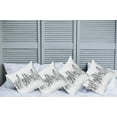 thumbnail image 6 of Ambesonne Modern Throw Pillow Cover 4 Pack, Sketchy NYC Cityscape, 16", Grey White, 6 of 6