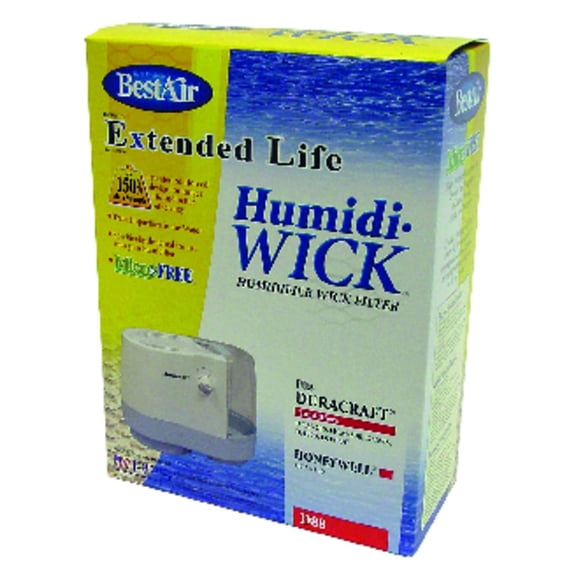 BestAir D88 Humidifier Replacement Wick Filter for Duracraft models 6.4" x 8.8" x 2.8"