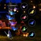 thumbnail image 1 of Fiudx Campana de Viento Solar, Luz Led Que Cambia de Color, Minicampanas con Iluminación de Cristal, Ahorro de Energía, Energía Solar, Decoración para Jardín, Patio, Mejora El Espacio Exterior, Diseñ, 1 of 3