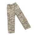 thumbnail image 4 of Pantalones para figura de acción a escala 1/6, ropa para muñeca, cintura elástica, diseño de moda con bolsillos, pantalones anchos para figura de, 4 of 9