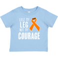 thumbnail image 3 of Inktastic Lost my Leg Not my Courage Limb Loss Awareness Orange Ribbon Boys or Girls Baby T-Shirt, 3 of 5