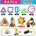 thumbnail image 4 of 119pcs/84pcs Magnetic Building Blocks, Big Size And DIY Magnets Toys, Construction, 4 of 5