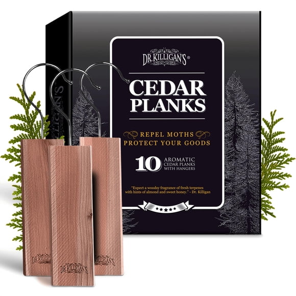 Bloques de cedro Dr. Killigan's de Cedarwood Planks para ropa (paquete de 10)