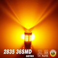 thumbnail image 6 of Alla Lighting 1157 7528 LED Bulbs 2600lm Extreme Super Bright Car Turn Signal Lights Reverse Lights Stop Brake Lights Tail Lights DRL BAY15D 2357 3496 2057, Amber Yellow, 6 of 7