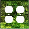 thumbnail image 4 of Metal Light Switch Plate Cover Cafe Diner Coffee Sign Green COF026, 4 of 13