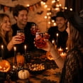 thumbnail image 5 of Halloween Glass Stemless Drinking Glass, 15 oz 2D Bat-shaped Glass Cup, Decorative Party Drinkware for Halloween Dinner Parties and Home Bar Decor(1 Pack), 5 of 6