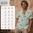 thumbnail image 4 of FOR U DESIGNS Blue Sailboat Print Matchable Couple Clothes Hawaiian Husband and Wife Clothing Linen-Style Casual Button Shirt and Sleeveless Sundress Summer Dress, 4 of 7