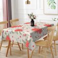 thumbnail image 5 of Tchckioa Red Fall Leaves Tablecloth,52x70 Inch Oil-resistant Waterproof Table Cover for Kitchen Decor, 5 of 6