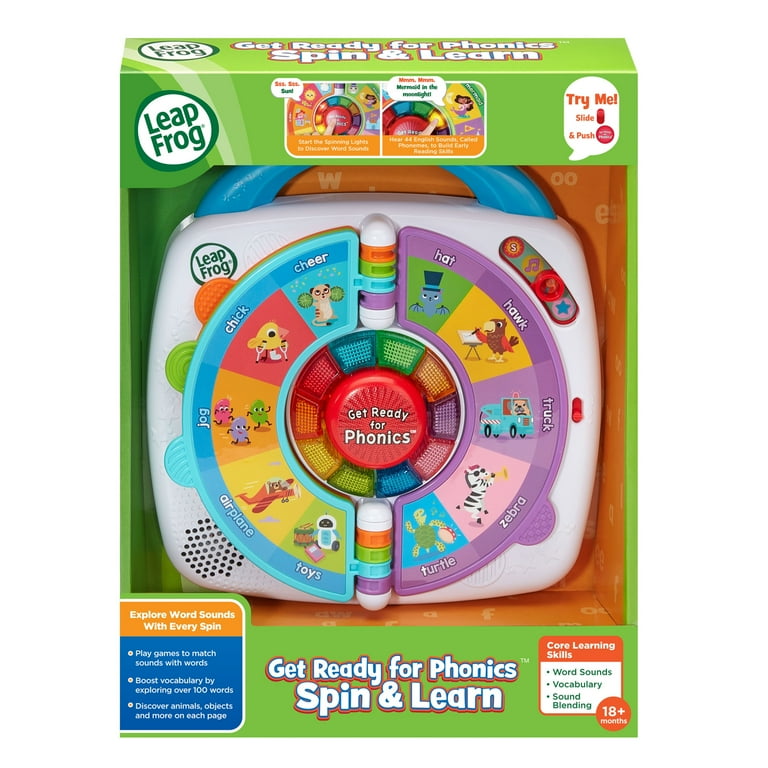 LeapFrog Get Ready for Phonics Spin Learn Baby and Toddler Toys