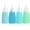 Blue, variant on Mrsdry 12 oz Condiment Squeeze Bottles For Sauces, Leak Proof Condiment Container with Extra Interchangeable lid for Oil, Honey & Dressings, 4 Pack
