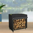 thumbnail image 4 of 125 * 65 * 110cm 210D Oxford Cloth Outdoor Firewood Rack Rain And Dust Cover, 4 of 9