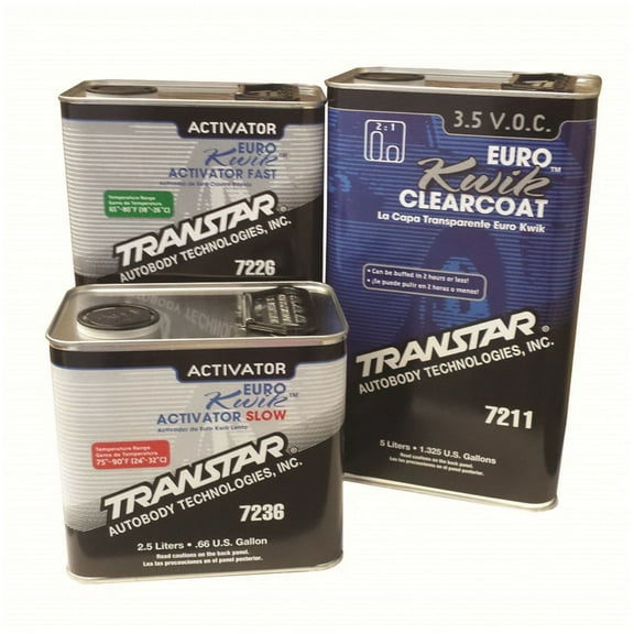 TRANSTAR 7211 Clearcoat, 5 L Can, Euro, 2:1 Mixing