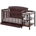 thumbnail image 3 of Baby Crib with Changing Table and 6 Drawer Double Dresser Set in Espresso, 3 of 11