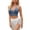 C-Blue355, variant on Womens Bikini Top Boho Crochet Solid Color Beach Hollow Out Side Tie Swimsuit Tops Trendy Beachwear