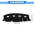 thumbnail image 6 of Unique Bargains 1Pcs Car Center Console Dashboard Cover Compatible for Dodge for Ram 2006-2009 Protective Polyester Black, 6 of 7