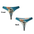 thumbnail image 3 of Balery Cute Angel Winged Rabbit Tangas de Algodón para Mujer con Estampado – Ropa Interior Sexy, Transpirable, G-string-3X-Large, 3 of 6